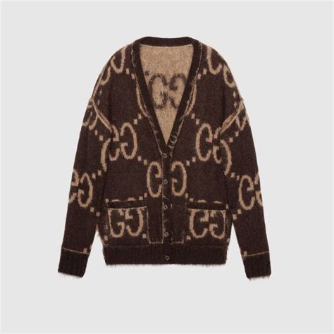 black gucci inspired cardigan|gucci reversible cardigan.